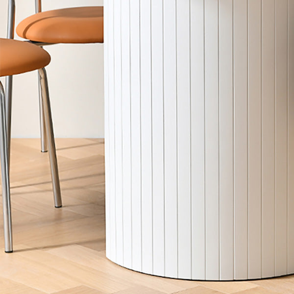 Modern Stone Dining Table Double Pedestal Table for Dining Room