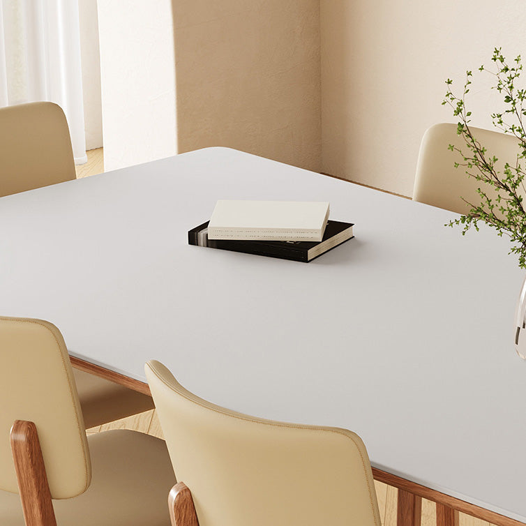 Medieval Modern Stone Dinette Table 4 Legs Dining Table for Kitchen