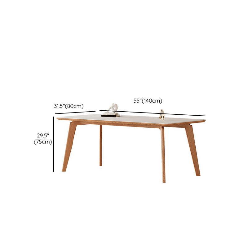 Medieval Modern Stone Dinette Table 4 Legs Dining Table for Kitchen