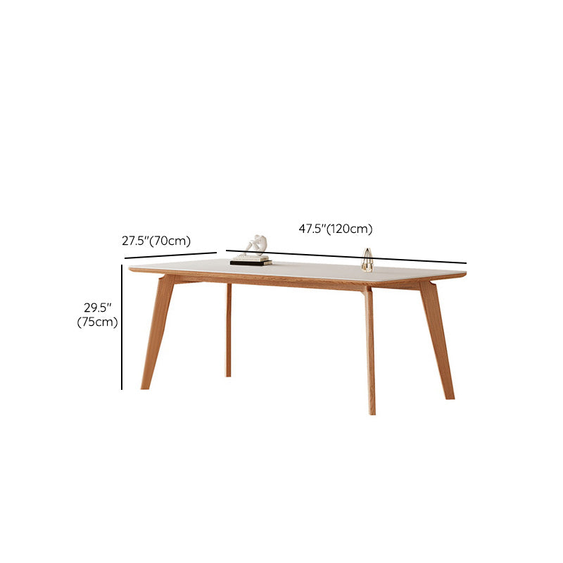 Medieval Modern Stone Dinette Table 4 Legs Dining Table for Kitchen