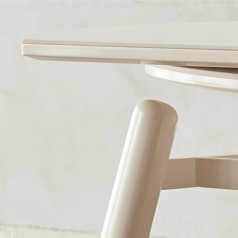 Modern Stone Dining Table 4 Oak Legs Dining Table for Dining Room