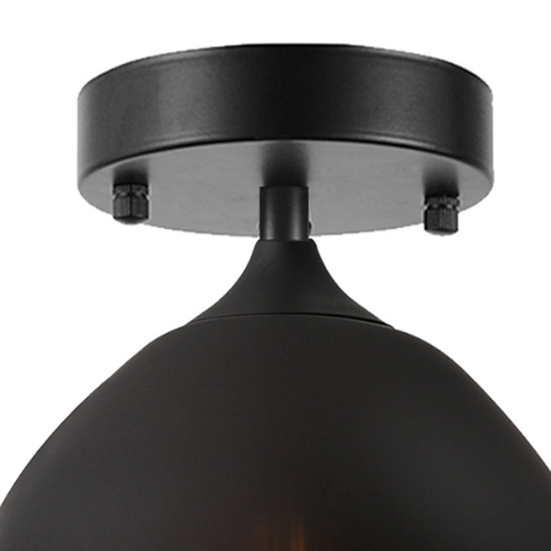 Modern Ceiling Light Minimalist Glass Flush Mount Light Fixture for Bedroom