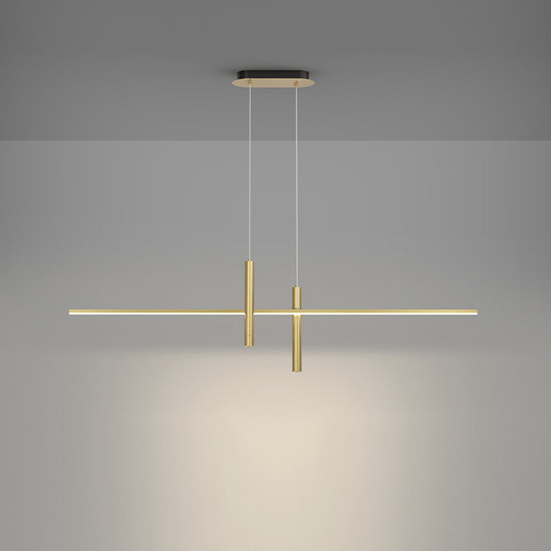 3-Lights Modern Style Island Pendants Metal Pendant Lights for Dining Room