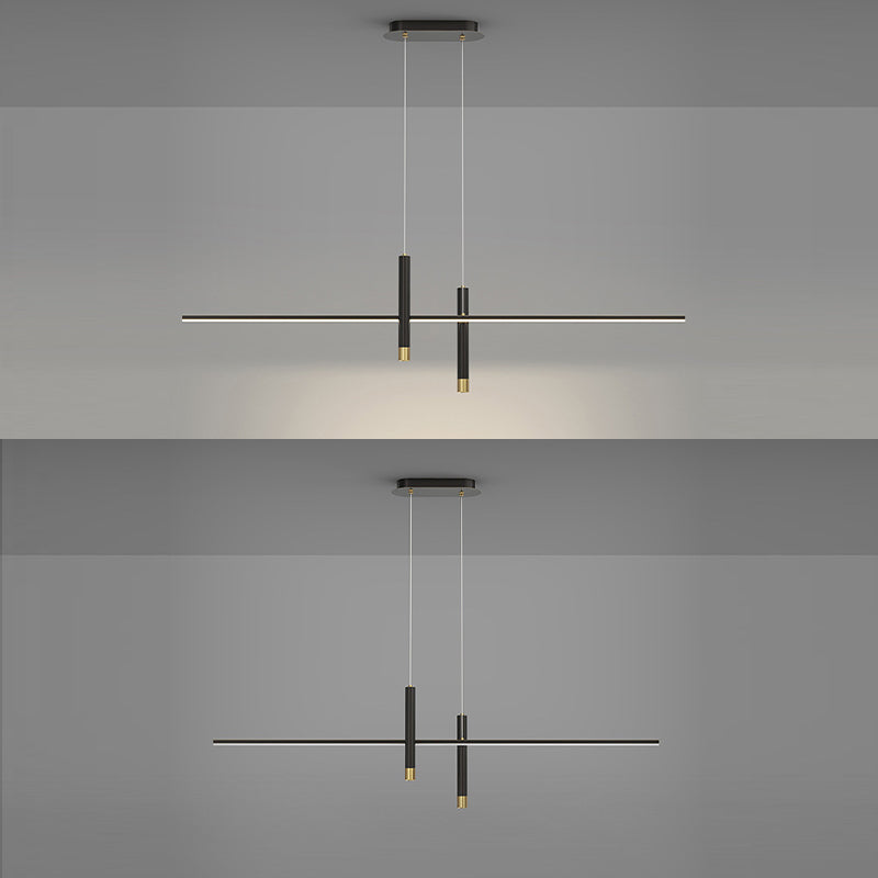 3-Lights Modern Style Island Pendants Metal Pendant Lights for Dining Room