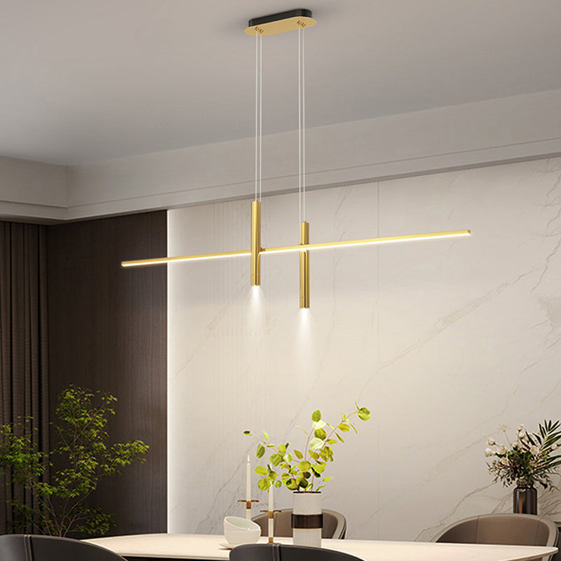 3-Lights Modern Style Island Pendants Metal Pendant Lights for Dining Room