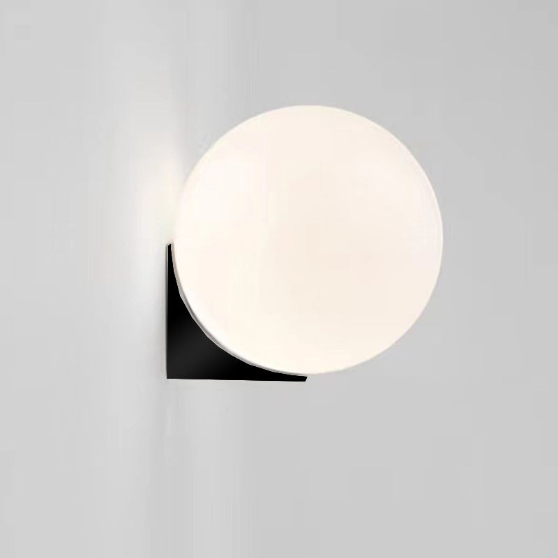 Globe Wall Lighting Simplicity Glass 1/2 Light Wall Sconces for Bedroom