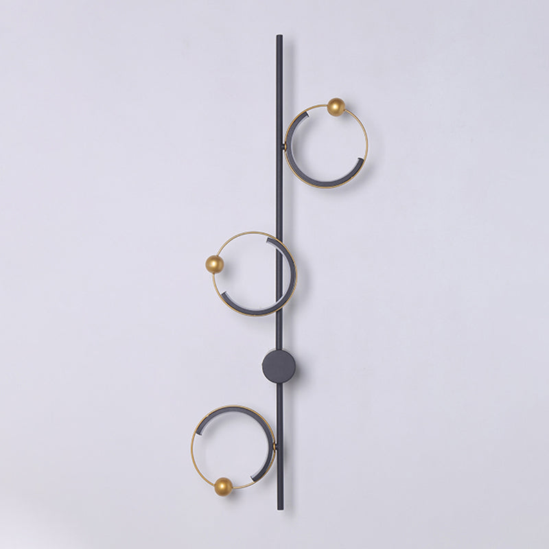 Nordic Style Wall Light Circle Shape LED Wall Lamp with Acrylic Shade for Bedroom