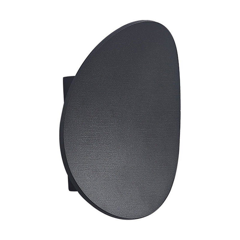 Contemporary Wall Sconce Curve Waterproof Sconce Lighting with Metal