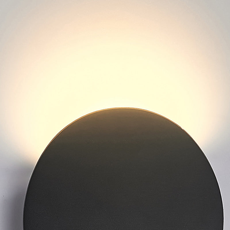 Contemporary Wall Sconce Curve Waterproof Sconce Lighting with Metal
