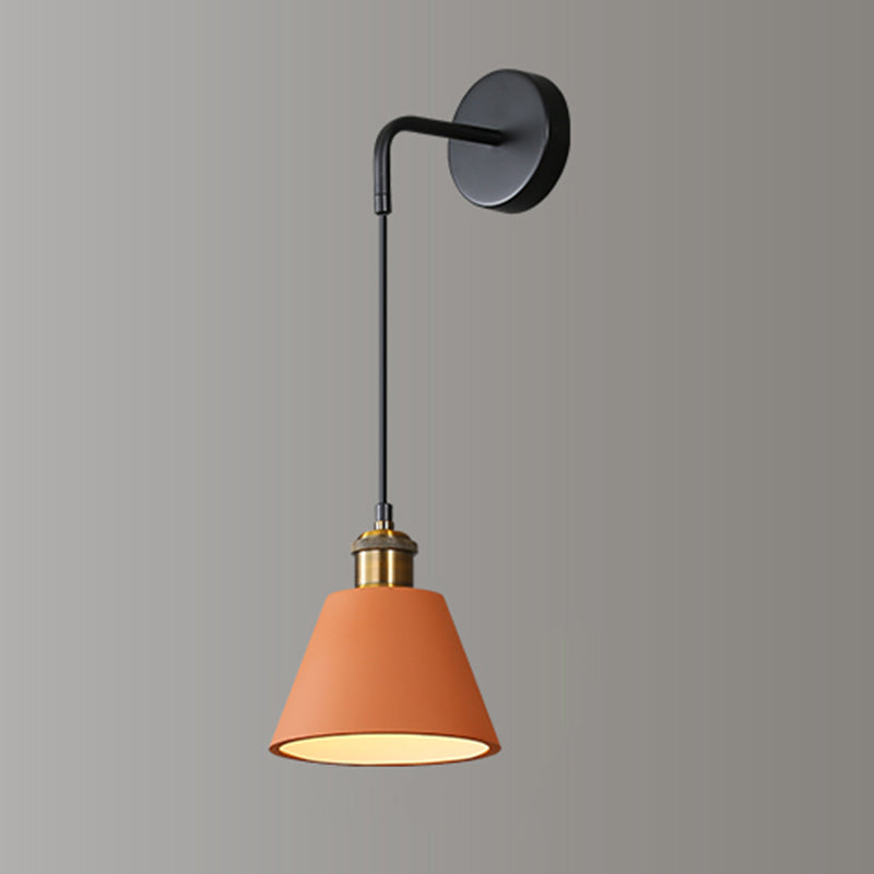 Nordic Style Colorful Wall Light Geometry Shape Adjustable Wall Lamp for Bedroom