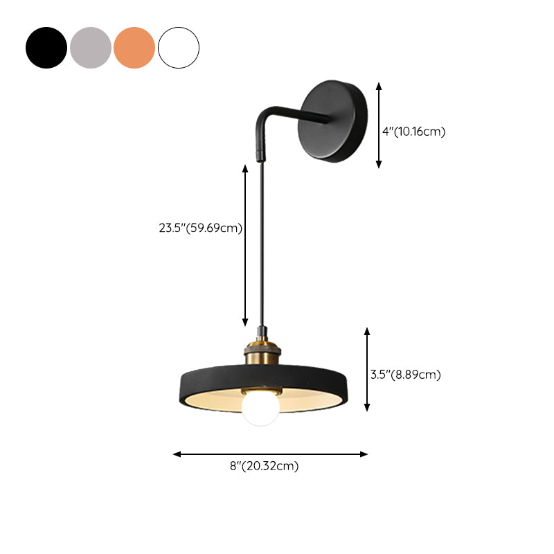Nordic Style Colorful Wall Light Geometry Shape Adjustable Wall Lamp for Bedroom