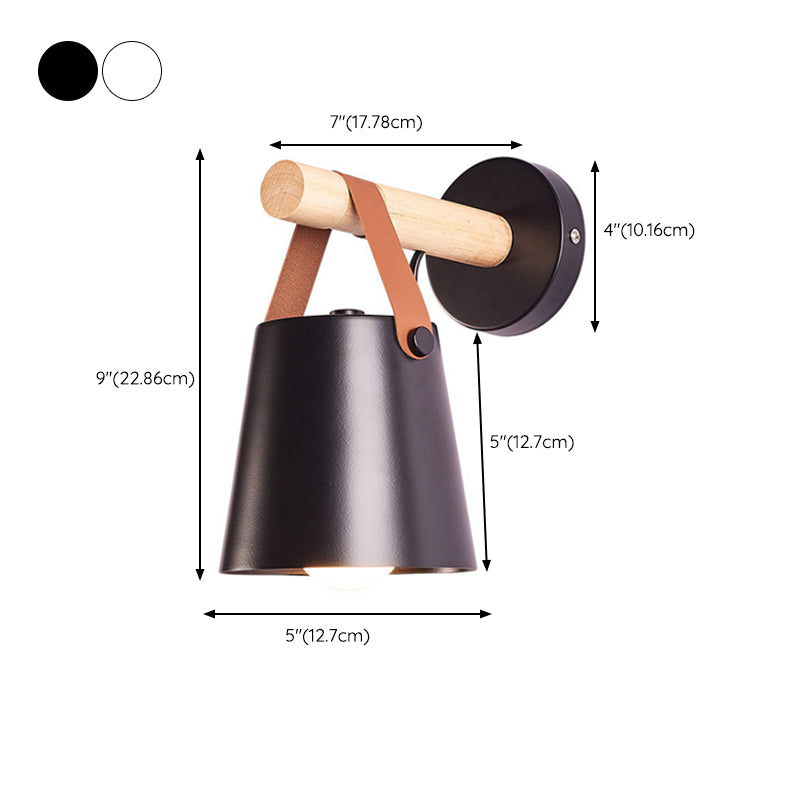 Modern Style Simple Wall Lamp Wooden Wall Light Sconce for Bedroom