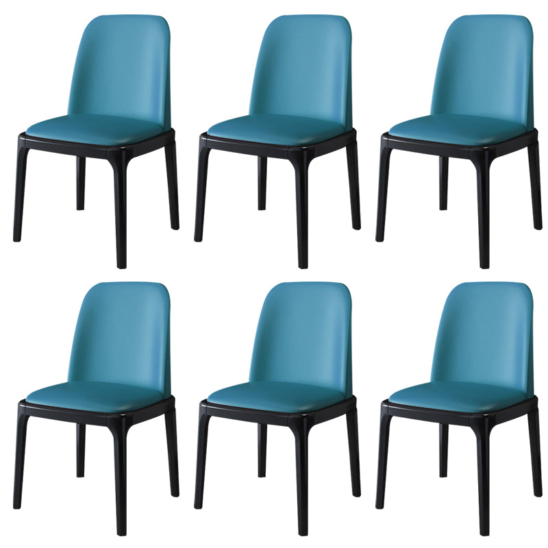 Wood Industrial Indoor-Outdoor Side Chair Parsons Dining Chair