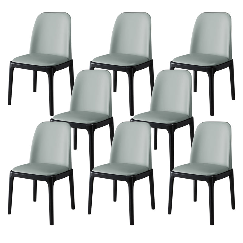 Wood Industrial Style Side Chair Armless Home Dining Side Chair