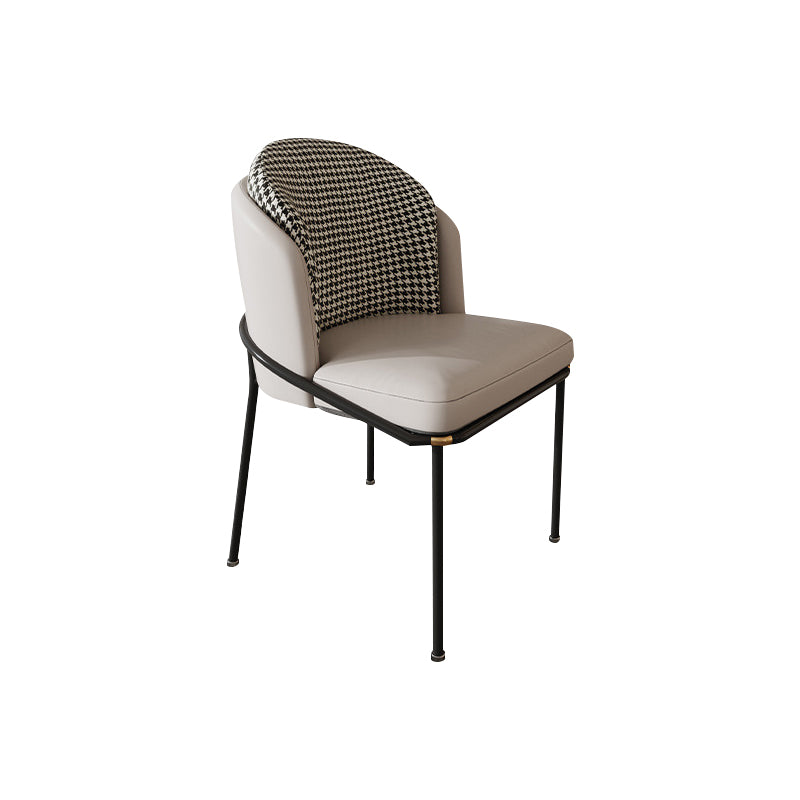 Modern Indoor Armless Dining Chair Upholstered Dining Side Chair