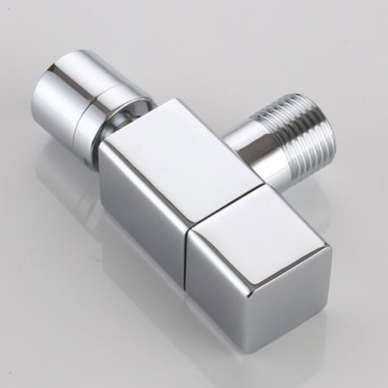 Contemporary Wall Mounted Bathroom Faucet Knob Handle Brass Faucet