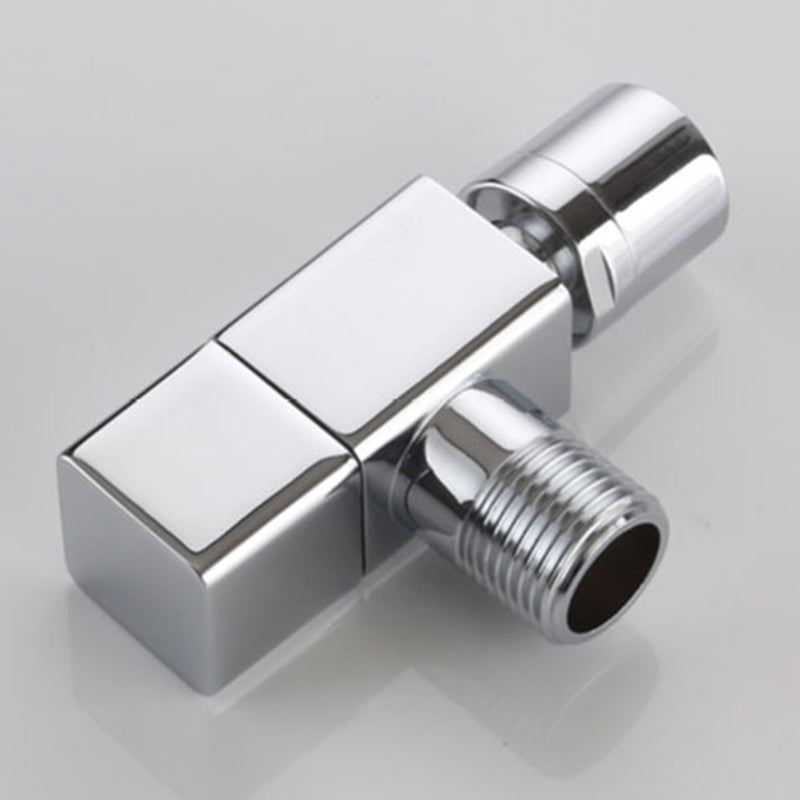 Contemporary Wall Mounted Bathroom Faucet Knob Handle Brass Faucet