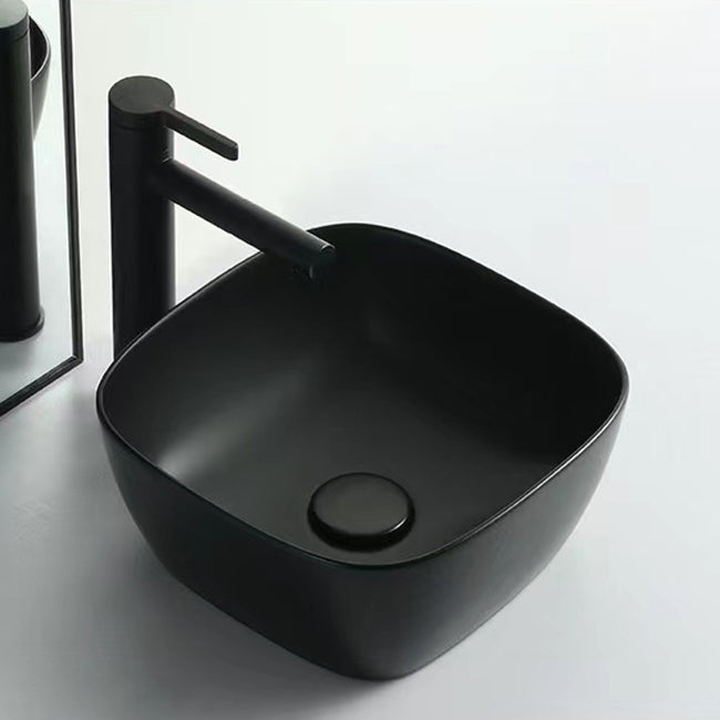 Classic Style Bathroom Sink Stainless Steel Bathroom Sink with Drain Strainer Kit