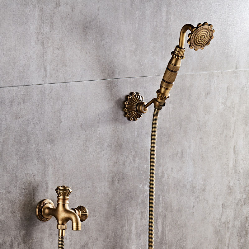 Wall Mounted Metal Freestanding Tub Filler Copper Freestanding Faucet