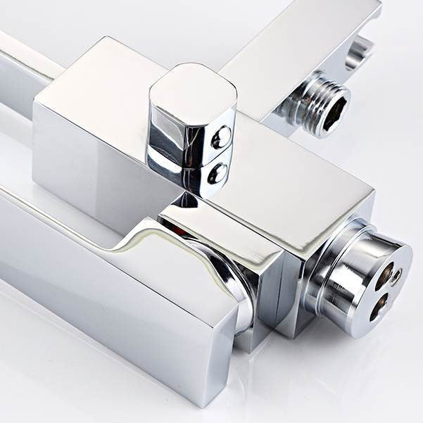 Contemporary Style Freestanding Bathtub Faucet Floor Mounted Freestanding Tub Filler