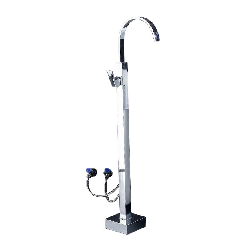 Contemporary Style Freestanding Bathtub Faucet Floor Mounted Freestanding Tub Filler