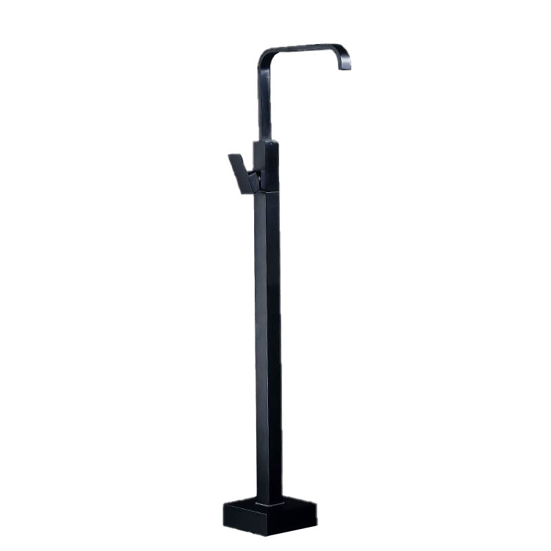 Contemporary Style Freestanding Bathtub Faucet Floor Mounted Freestanding Tub Filler