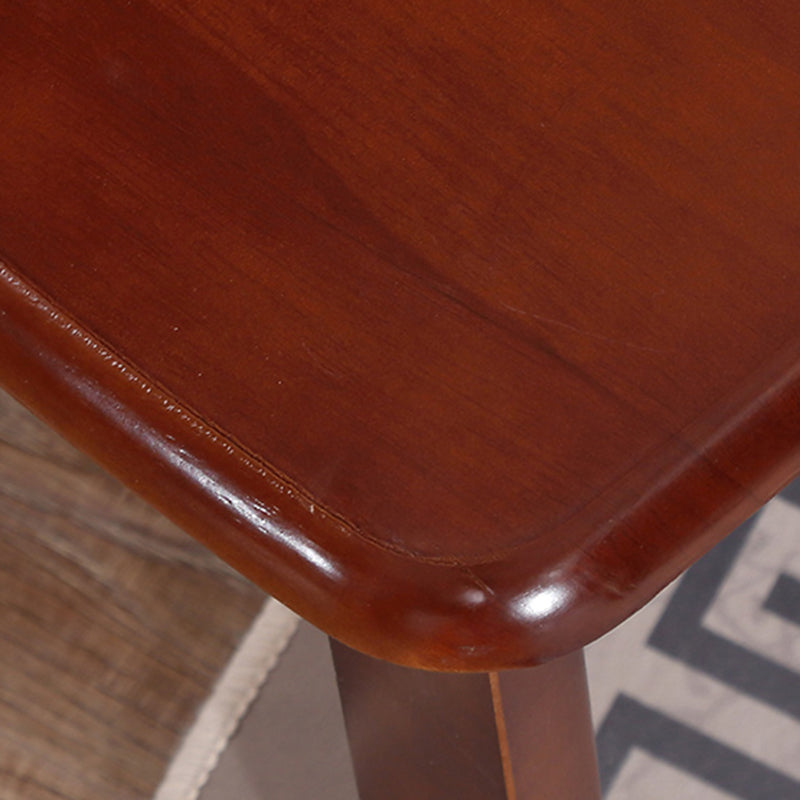 16.5" Wide Side Chair Industrial Wood Side Dining Armless Chairs