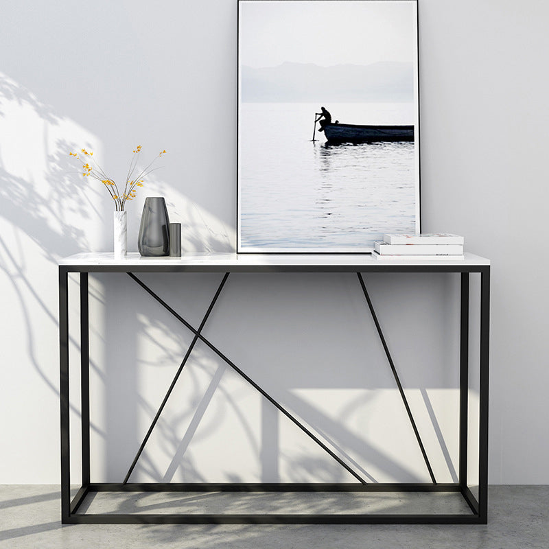31.5" Tall Modern Console Table Frame Base Accent Table for Hall