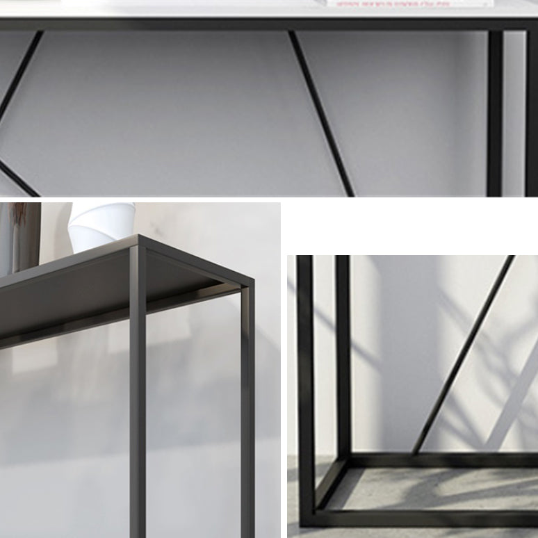 31.5" Tall Modern Console Table Frame Base Accent Table for Hall
