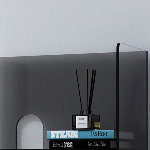 Modern Style Closed Back Bookshelf Acrylic Bookcase for Living Room