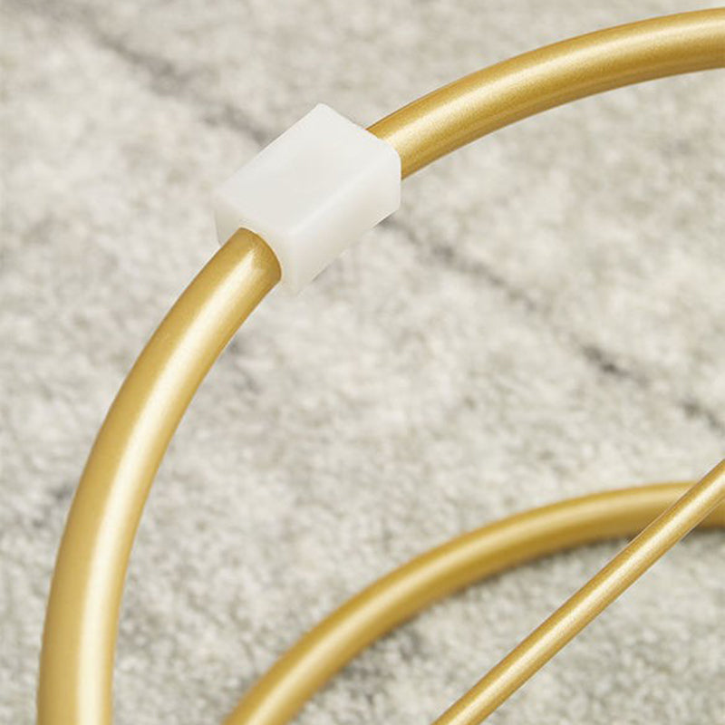 Mildew Resistant Ottoman Pure Color Modern Upholstered Velvet Round Ottoman