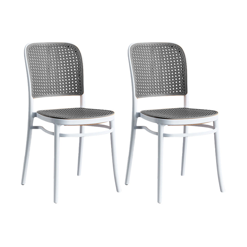 Stackable Bar Stool Plastic Backrest Counter Stool for Living Room