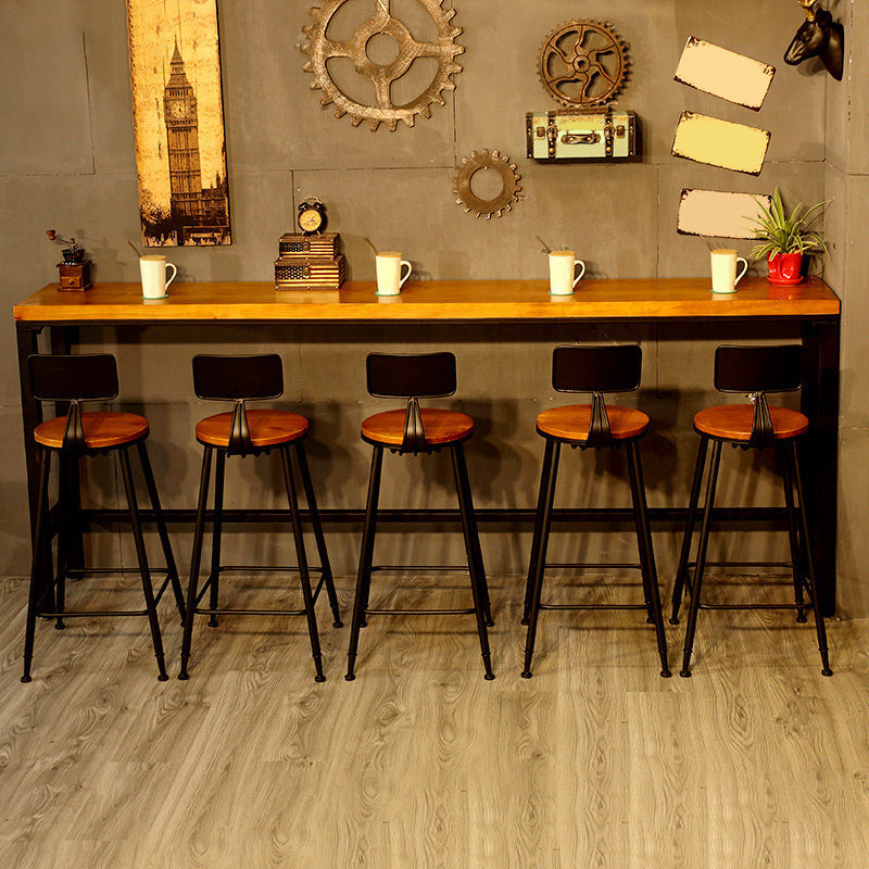 Low Back Dining Stools Contemporary Bar Stools with Metal Base