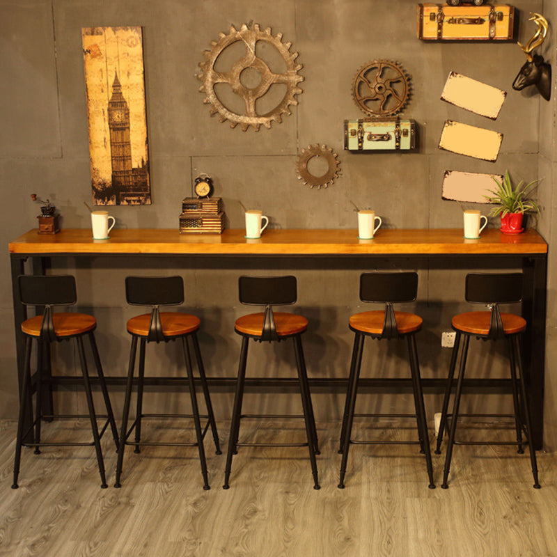 Low Back Dining Stools Contemporary Bar Stools with Metal Base