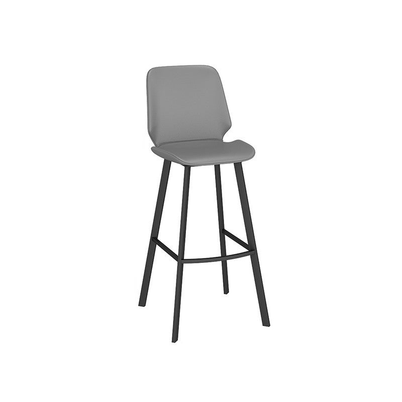 Contemporary Dining Stools Armless Bar Stools with Metal Base