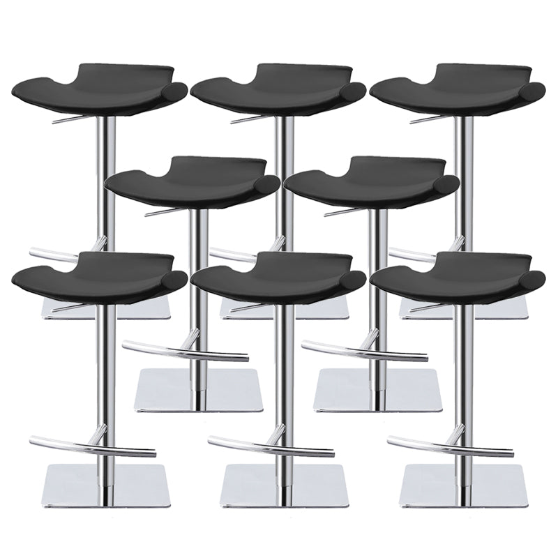 Industrial Style Bar Stool Leather Adjustable Counter Stool for Bristol