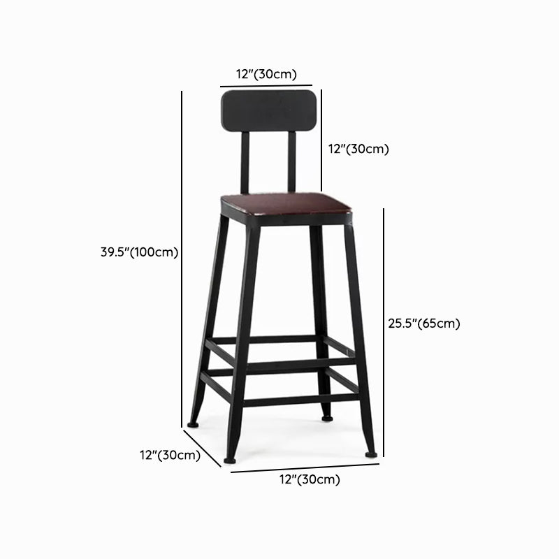 Industrial Style Bar Set 1/5 Pieces Solid Wood Rectangle Pub Dining Set for Indoor