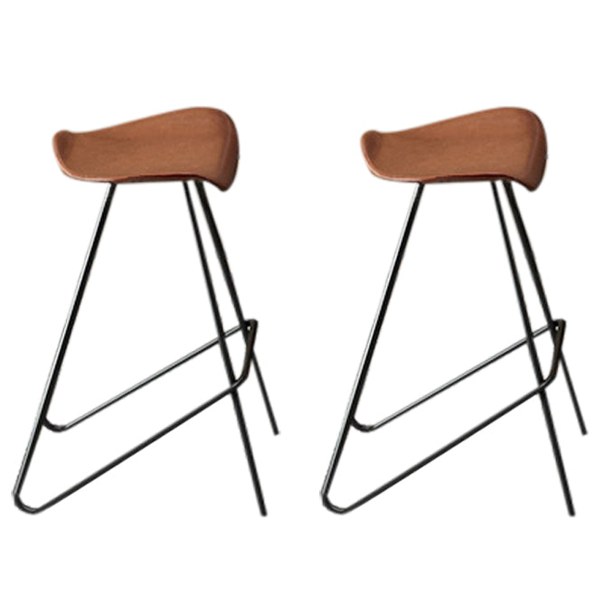 Modern Wood 1/2/3/4 Pieces Bar Table Set Rectangle Bar Table with Metal Legs for Kitchen