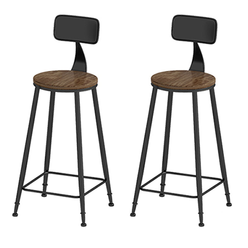 Modern Style Wood 1/2/3 Pieces Bar Table Set Rectangle Bar Table with Metal Legs