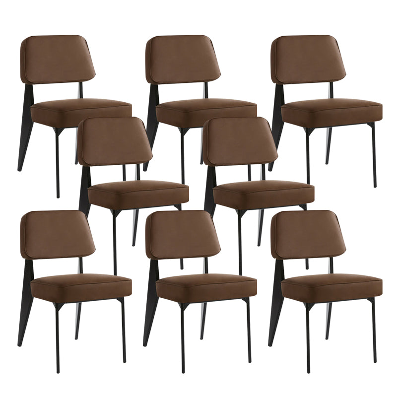 PU Leather Dining Chairs Contemporary Kitchen Dining Side Chair