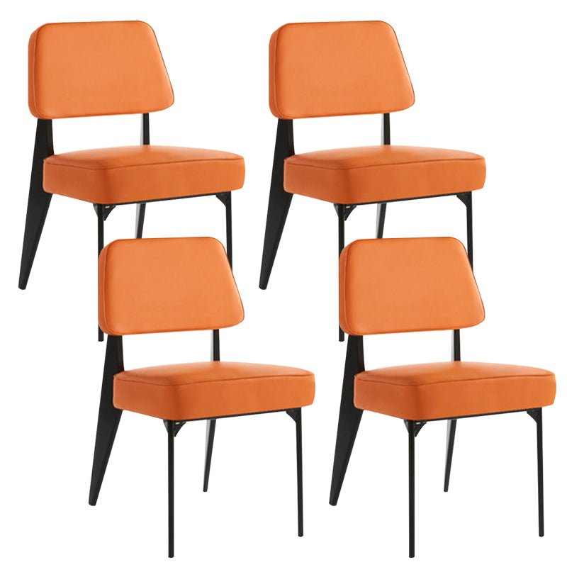 PU Leather Dining Chairs Contemporary Kitchen Dining Side Chair