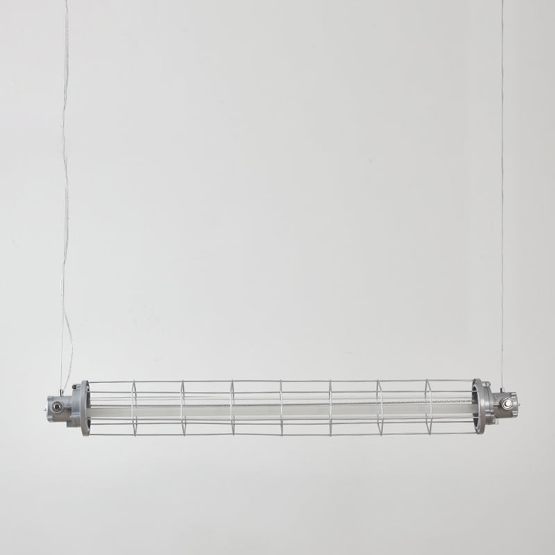 Industrial Style Aluminum Hanging Lamp Cylinder Shape Island Light Fixture for Living Room