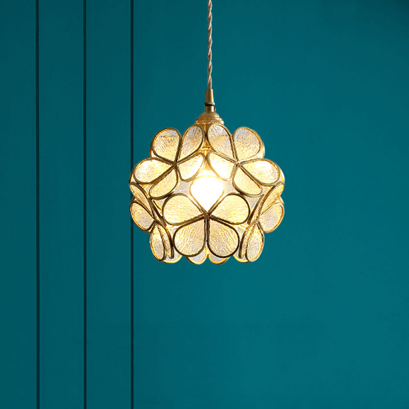Post Modern 1 - Light Wall Sconce Solid Brass and Glass Wall Lighting Fixture in Gold
