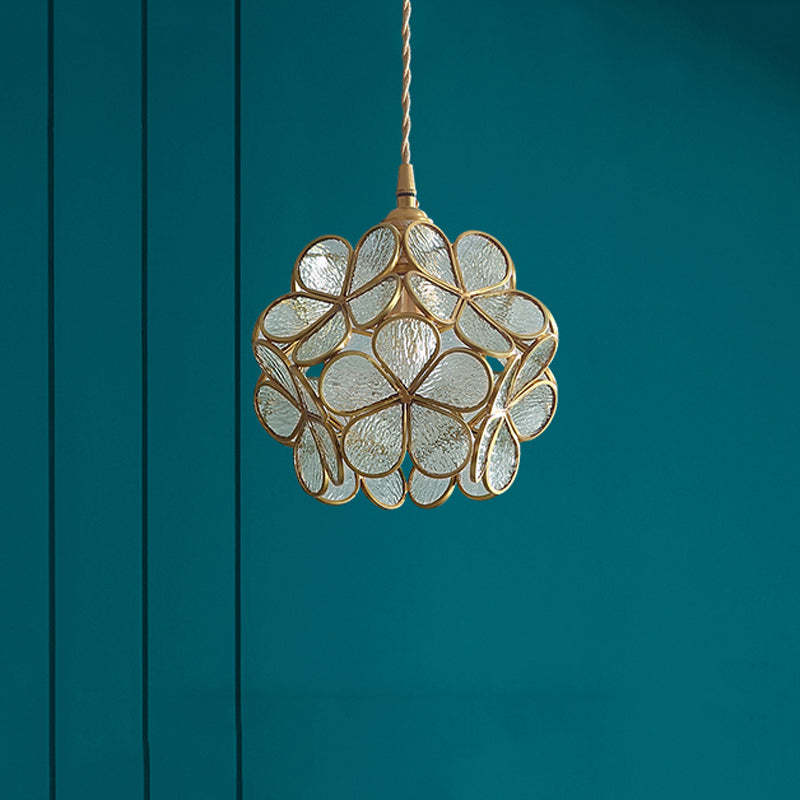 Post Modern 1 - Light Wall Sconce Solid Brass and Glass Wall Lighting Fixture in Gold
