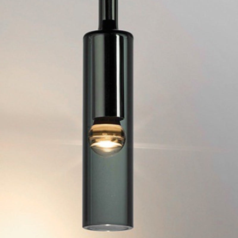 Single Adjustable Wall Sconce Brass and Glass Bottle Shape Wall Fixture in Grey