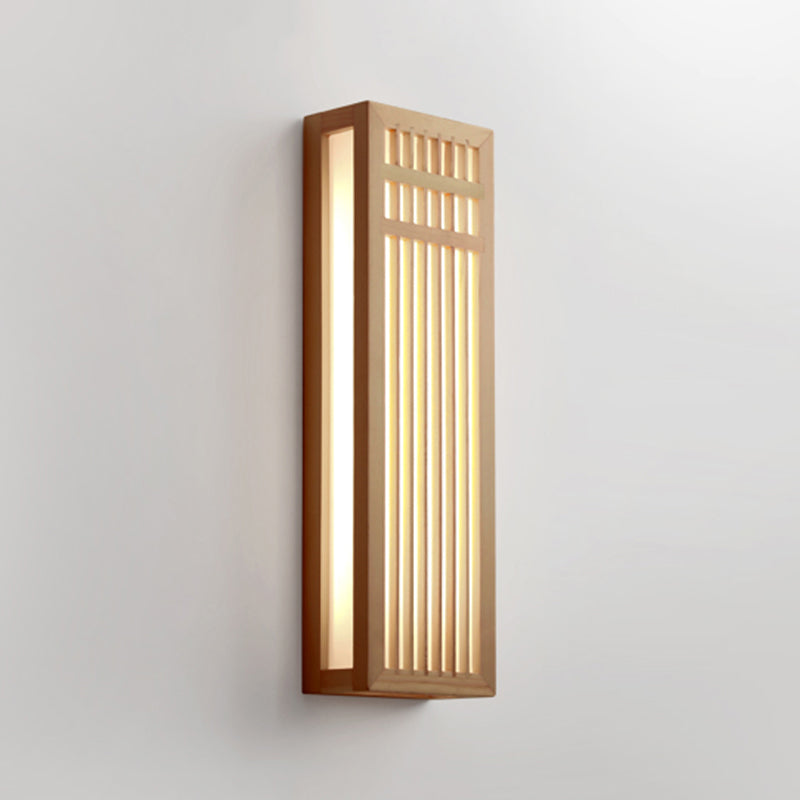 Modern Style Wall Light Fixture Simple Wooden Wall Light Sconce for Bedroom