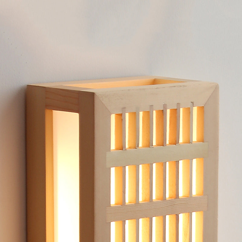 Modern Style Wall Light Fixture Simple Wooden Wall Light Sconce for Bedroom