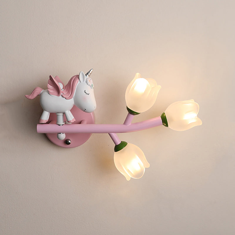 Modern Style Wall Light Fixture Colorful Wall Light Sconce for Bedroom