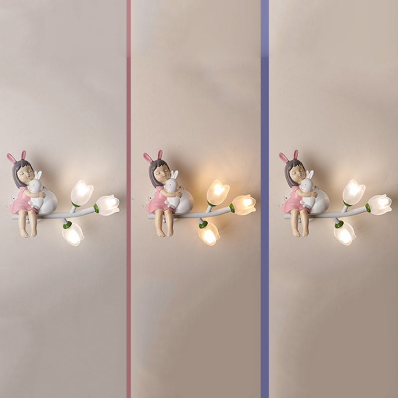 Modern Style Wall Light Fixture Colorful Wall Light Sconce for Bedroom