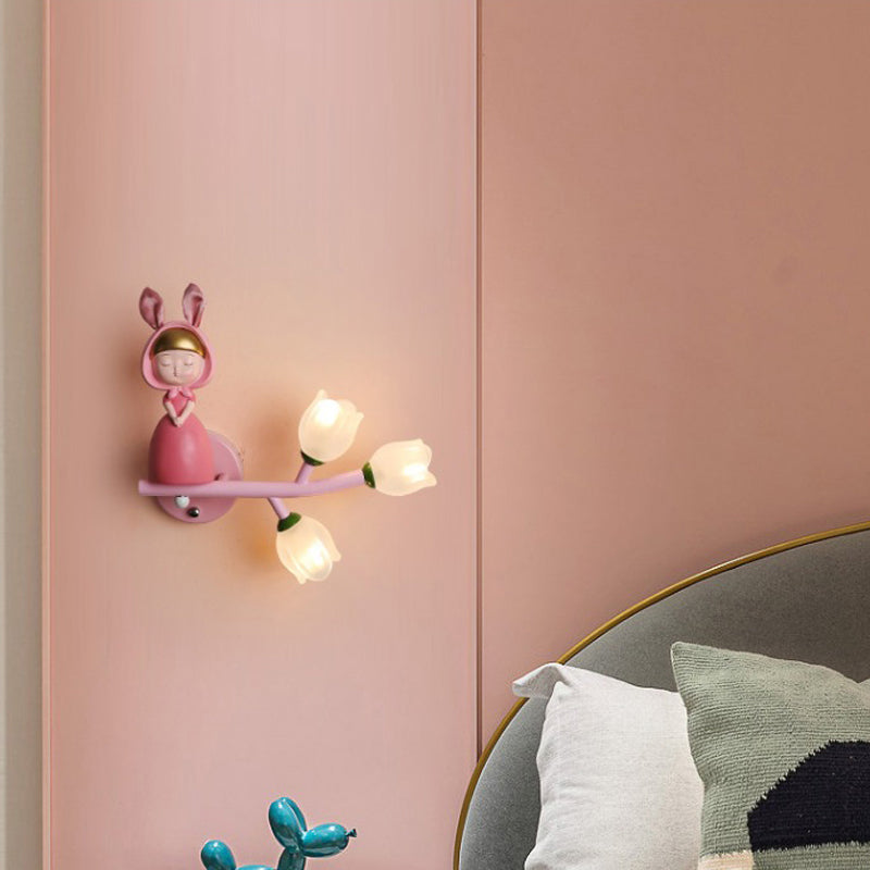 Modern Style Wall Light Fixture Colorful Wall Light Sconce for Bedroom